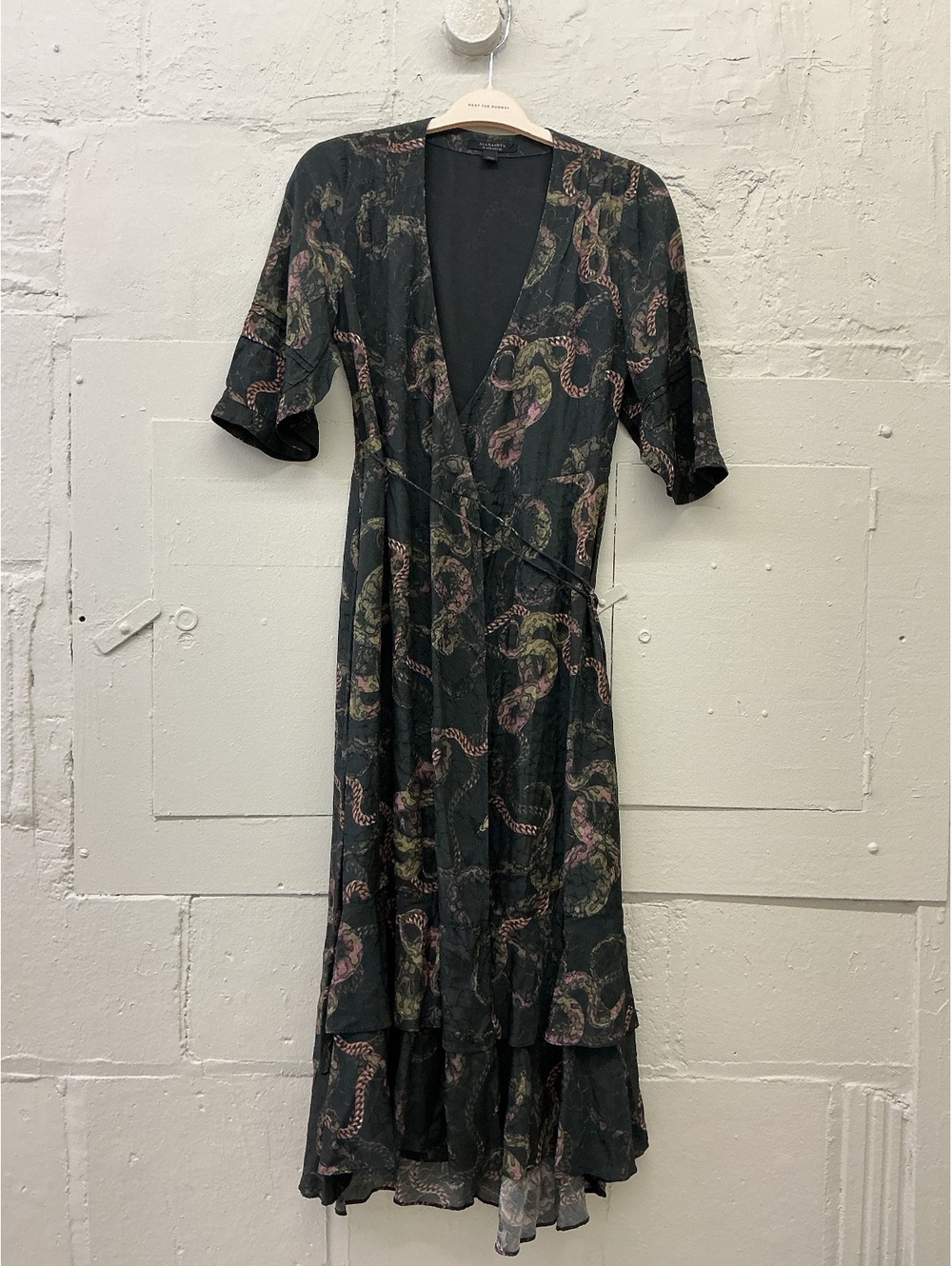AllSaints Delana Tempest Wrap Dress